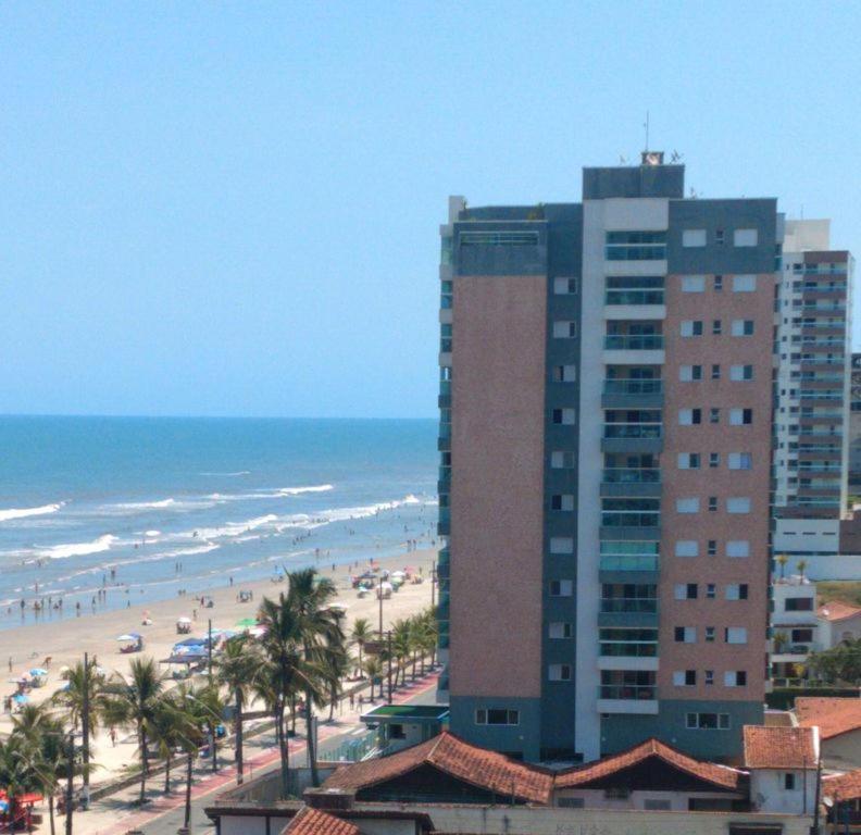 Apartamento Temporada pé na areia Mongaguá Extérieur photo